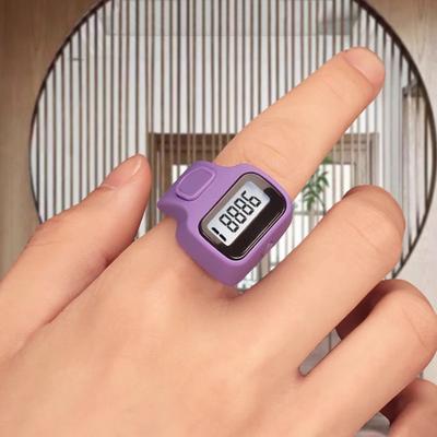 3 шт. Электронный счетчик-кольцо со светодиодной подсветкой, 5-значный счетчик цифр, ЖК-цифровой дисплей, ручной кликер, сбрасываемый мини-счетчик