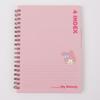 Sanrio Characters 4-Division One Ring Lined Note INDEX NOTE (approx. 120 Sheets), My Melody