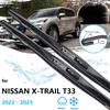 Для Nissan X-Trail X Trail T33 2022 2023 резиновая полоска, запасная часть, резак для переднего стеклоочистителя, аксессуары для лобового стекла