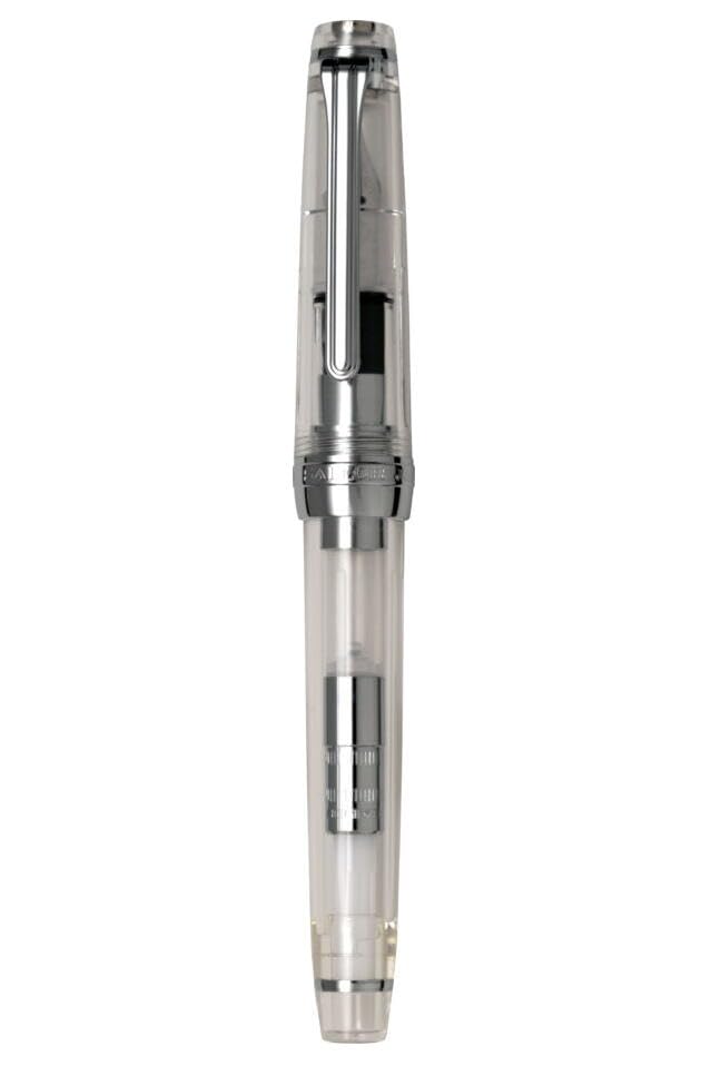 Sailor fountain pen Professional Gear Slim Silver Demonstrator Model Medium Fine 11-1275-300