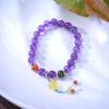 Amethyst Plum Blossom Beaded Bracelet
