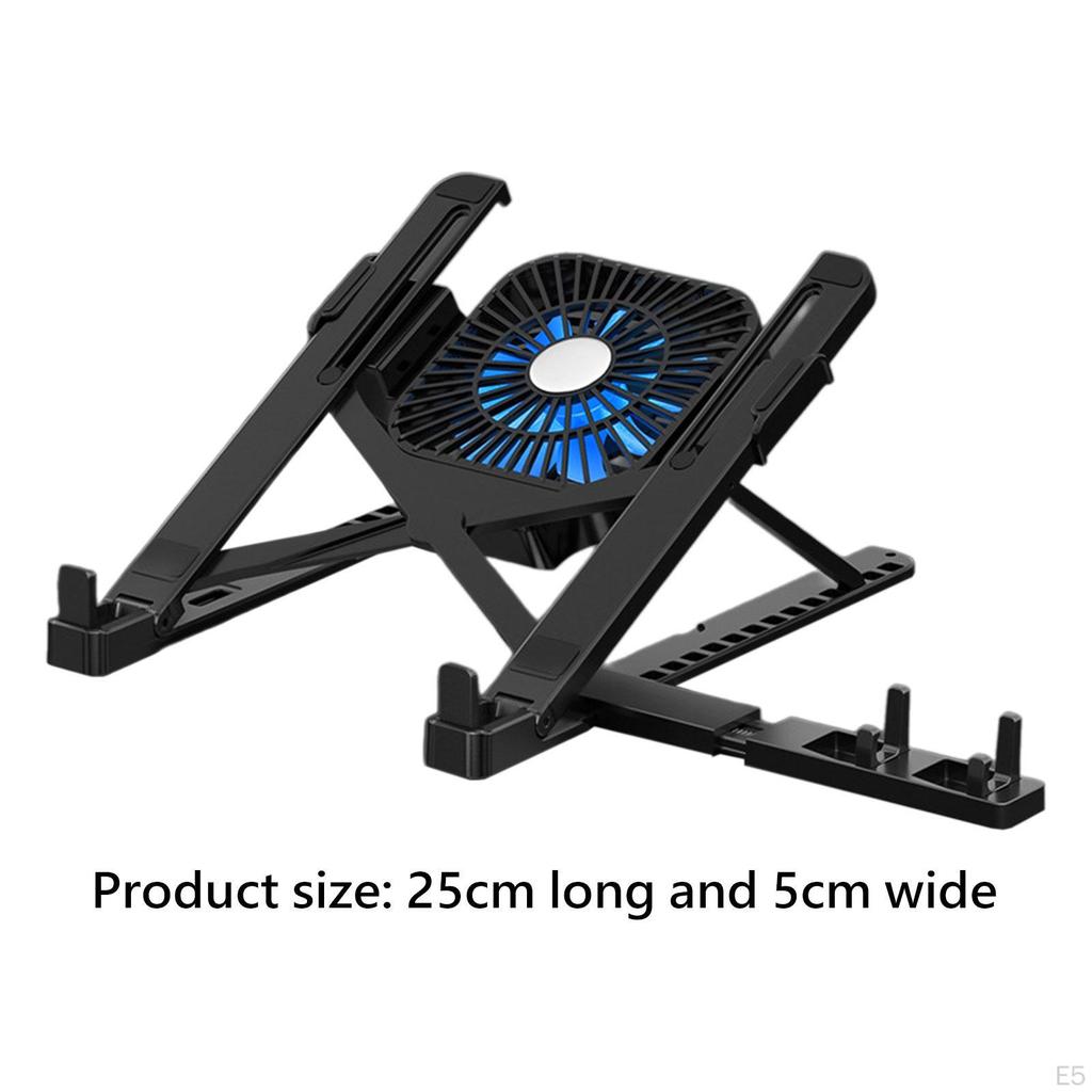 Эргономичная подставка для ноутбука с бесшумным вентилятором охлаждения