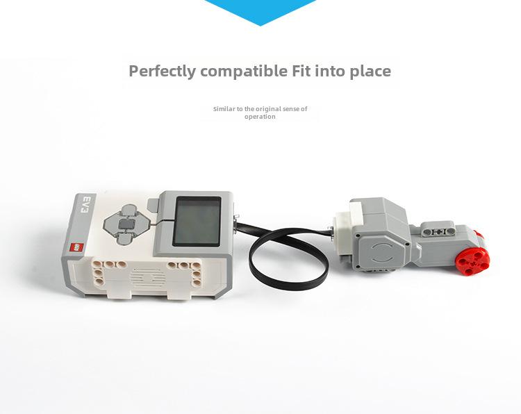 Совместимо с Lego EV3: Большой двигатель 45544/31313, средний двигатель 45503 и серводвигатель 45502.