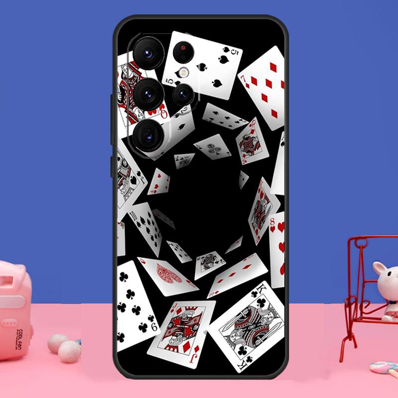 Чехол для покера в казино Лас-Вегаса для Samsung Galaxy S24 Ultra S23 S22 S21 S20 FE Note 20 S8 S9 S10 Note 10 Plus