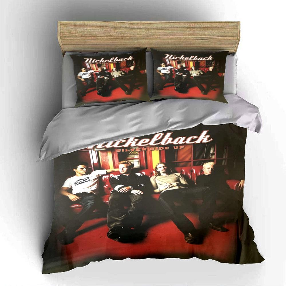 Nickelback Album Cover Bedding Bedding Duvet Cover Set Duvet Cover Pillowcases  (1*Duvet Cover 2*Pillowcases, without duvet insert)