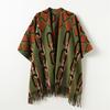 European And American Chain Retro Autumn And Winter Men'S And Women'S Double-Sided Shawl With Imitation Cashmere High-End Warm Fringed Scarf Cape
