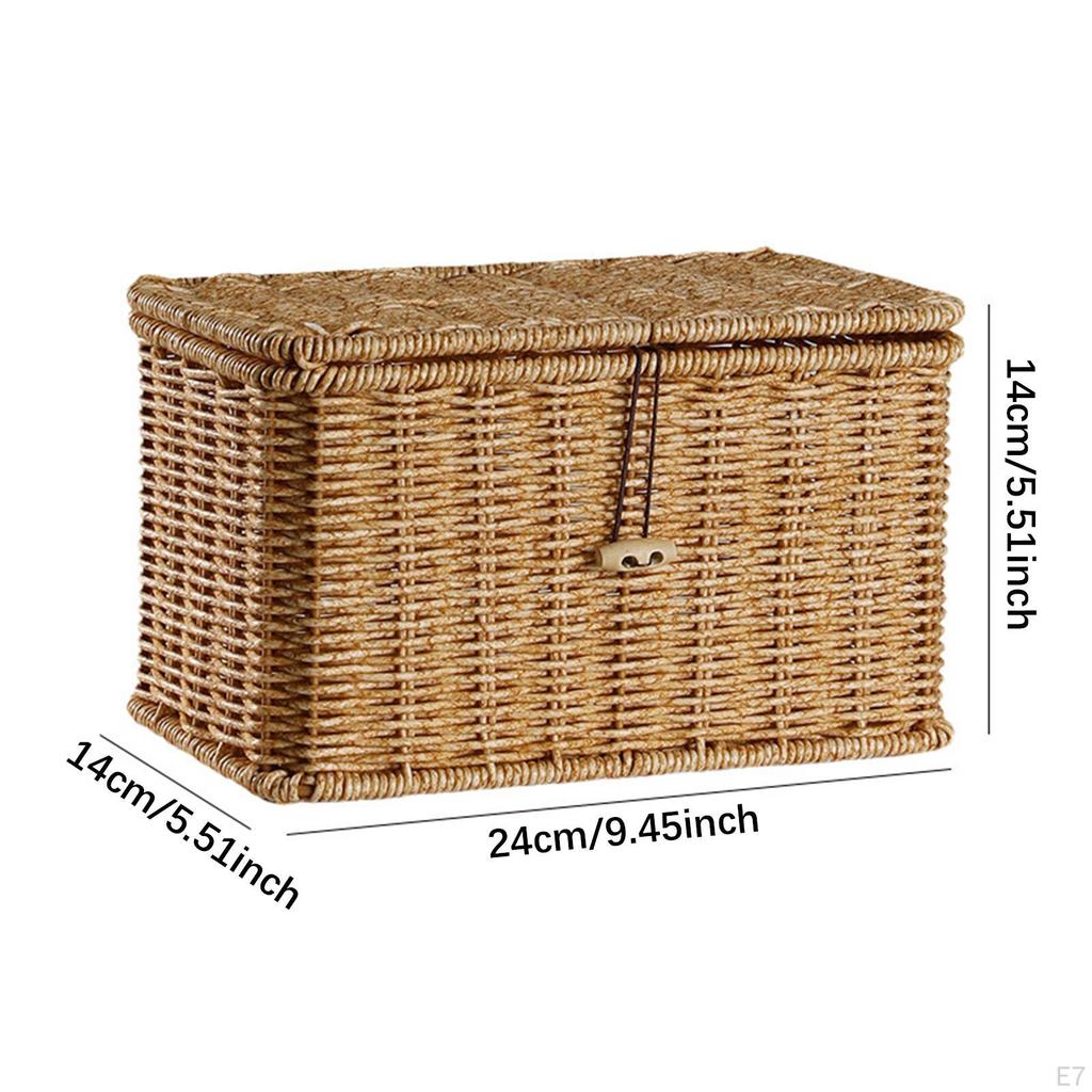 Прямоугольный контейнер с крышкой для организации дома на пеленальном столике и кухонной поверхности