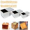 Mini Square Kitchen Cake Baking Tool Dessert Making Toast Box Loaf Pan With Lid Bread Mold