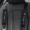 2 шт. Плюшевая накладка на плечо ремня безопасности для Tesla Model 3 Model X S 2016-2020 Наклейки TM3 TMX TMS Наклейка
