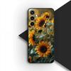 Protective Cover for Xiaomi Redmi Note 12 11 10 A3 Pro 10A 10C 12C Note12 5G 4G Casing Phone Case Yellow Sunflower Flower