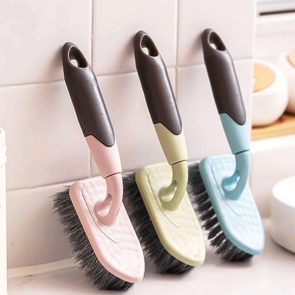 Щетка для мытья пола с длинной ручкой и жесткой щетиной для чистки ванной комнаты, туалета, плитки и щелей
