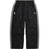 X BAPE Жаккардовые брюки Черные Унисекс Низ KF4918