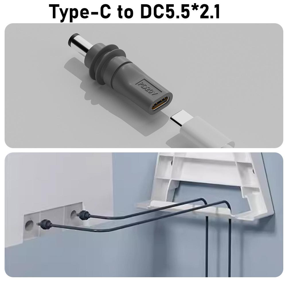 Для Starlink Mini Gen 3 USB C на DC/DC Быстрая зарядка Кабель питания 100 Вт Адаптер питания Водонепроницаемый Наружный