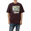 Nike T Shirts Men's Burgundy Crew Neck Moderate Straight Fit HF0002-652