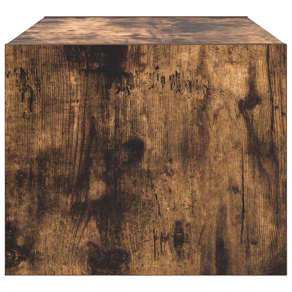 TV Cabinet Smoked Oak 60x31x25.5 cm Engineered Wood