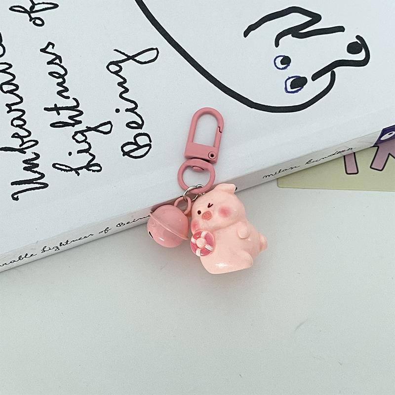Милый аниме маленький поросенок брелок мультфильм кавайный поросенок брелок кулон креативный рюкзак украшения аксессуары подарки
