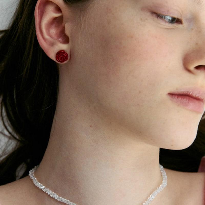 VINTAGE HOLLYWOOD Rose Earrings_VH25NNEA103V