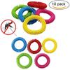 10pcs EVA Mosquito Repellent Bracelets. Different Colors.100% natural.Citronella Scent