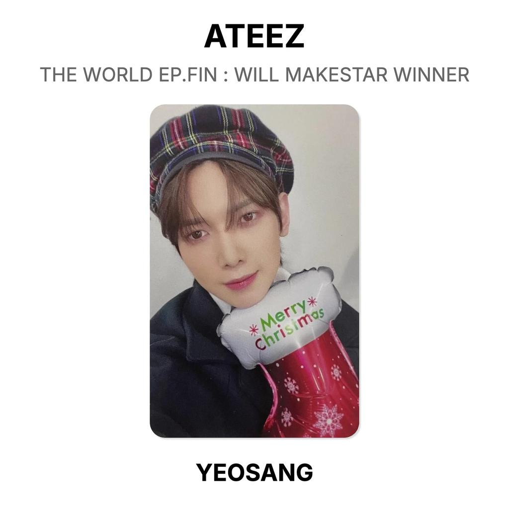 ATEEZ МИР EP.FIN : Официальная фотокарточка WILL MAKESTAR WINNER