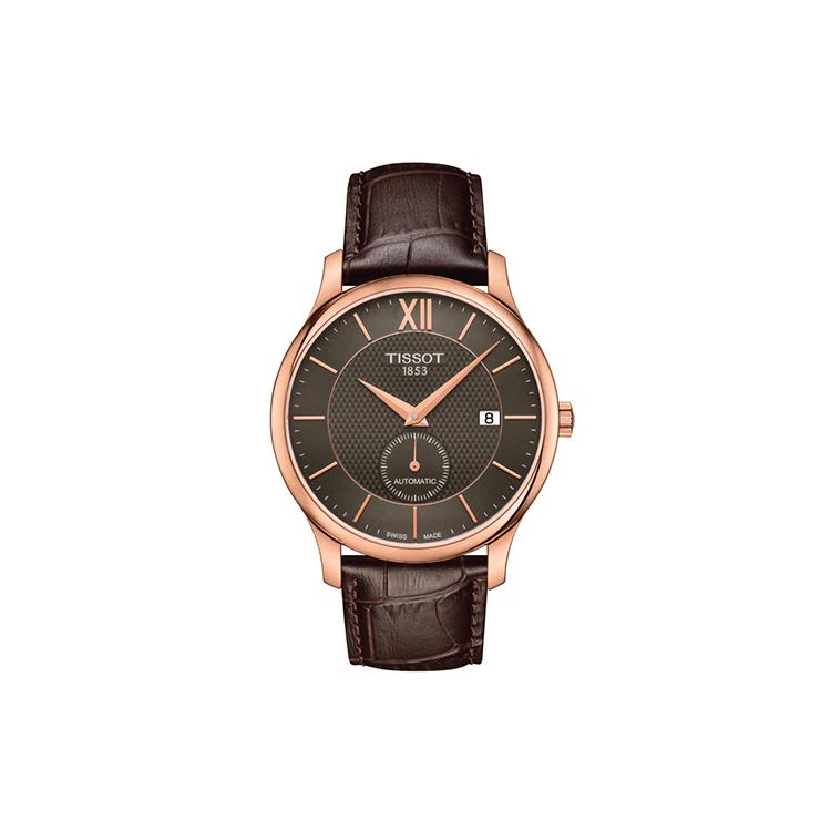Tissot Коллекция Junya Автоматический Механический Механизм Мужские Часы Часы 40мм Кофейный Циферблат T063.428.36.068.00