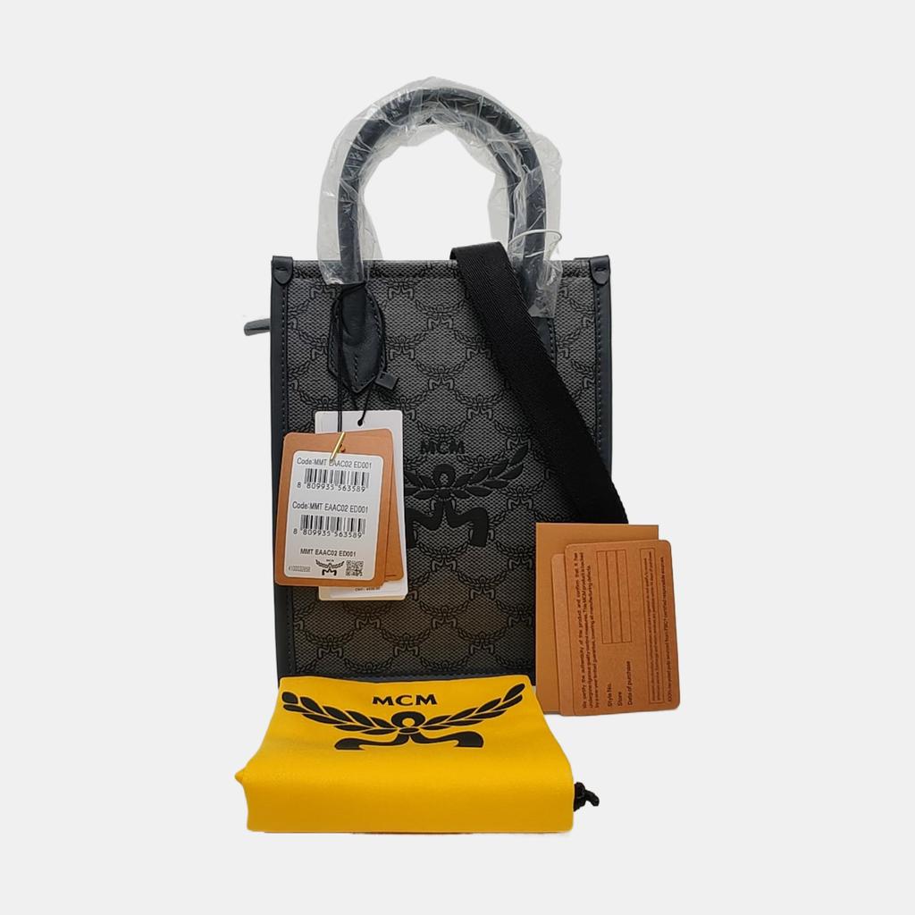 [Pre-Owned] Himmel Lauretos Aw24 Classic Laurel Leaf Logo Canvas Tote Bag - Very Good #QXR1KZ