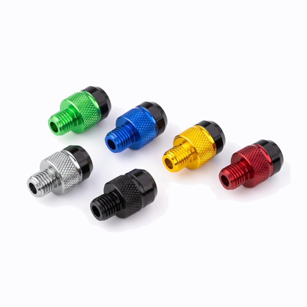 2Pcs M10 CNC Aluminum Motorcycle Rear View Mirror Hole Plugs Screws Rearview Mirror Anti-Rust Holder