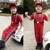Jeowoqao Dress up Clothes for Little Boys Girls, Kids Dress Up Pretend Play Costumes,Police, Firefighters,Racers,Astronauts Costume for Toddler Age 3
