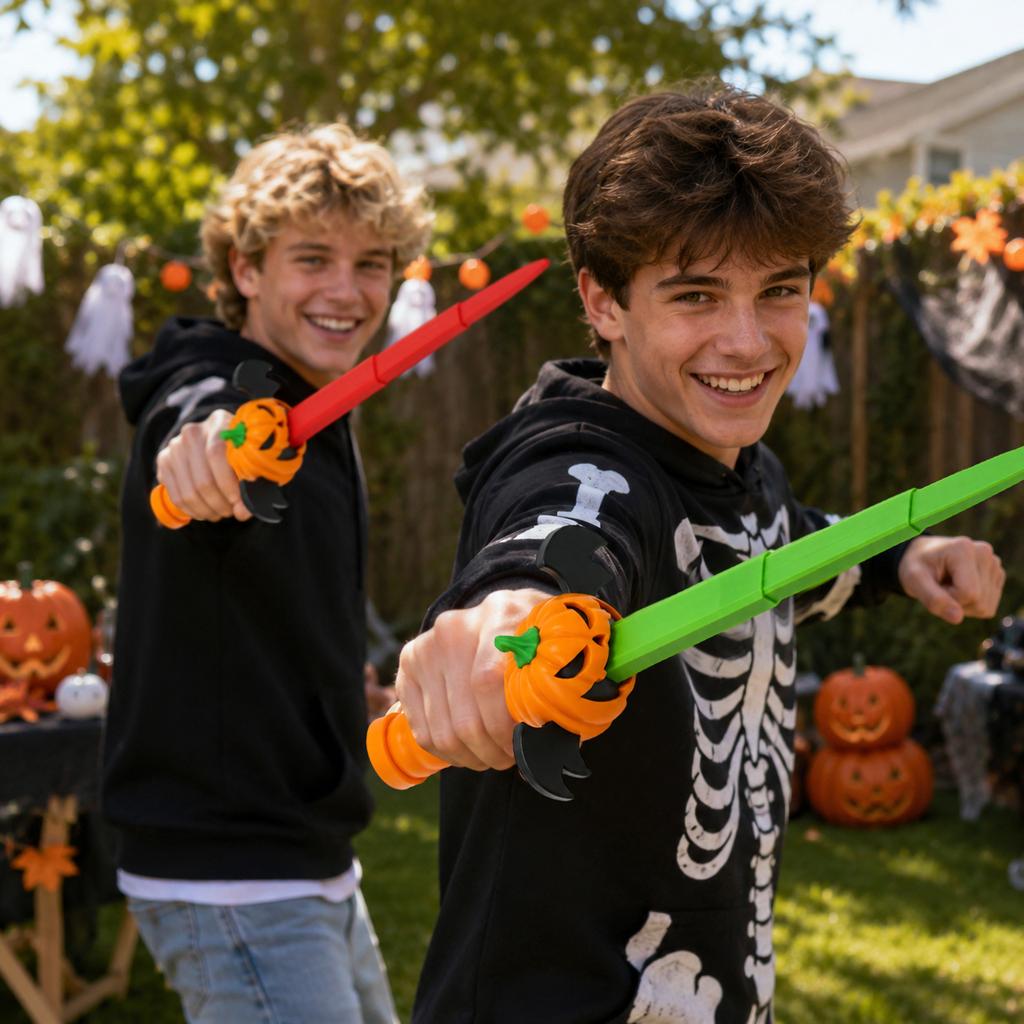 Pumpkin Shape Stretchable Toy for Kids Halloween Party Stress