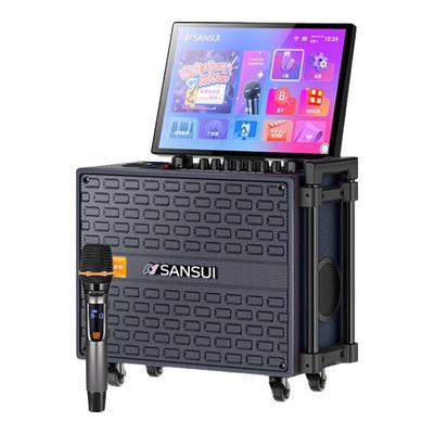 Портативная акустическая система SANSUI Q065 для домашнего KTV и уличного караоке, штепсель CN (адаптер в комплекте)