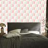 Ethnic Coral and Light Gray Wallpaper 50x1000