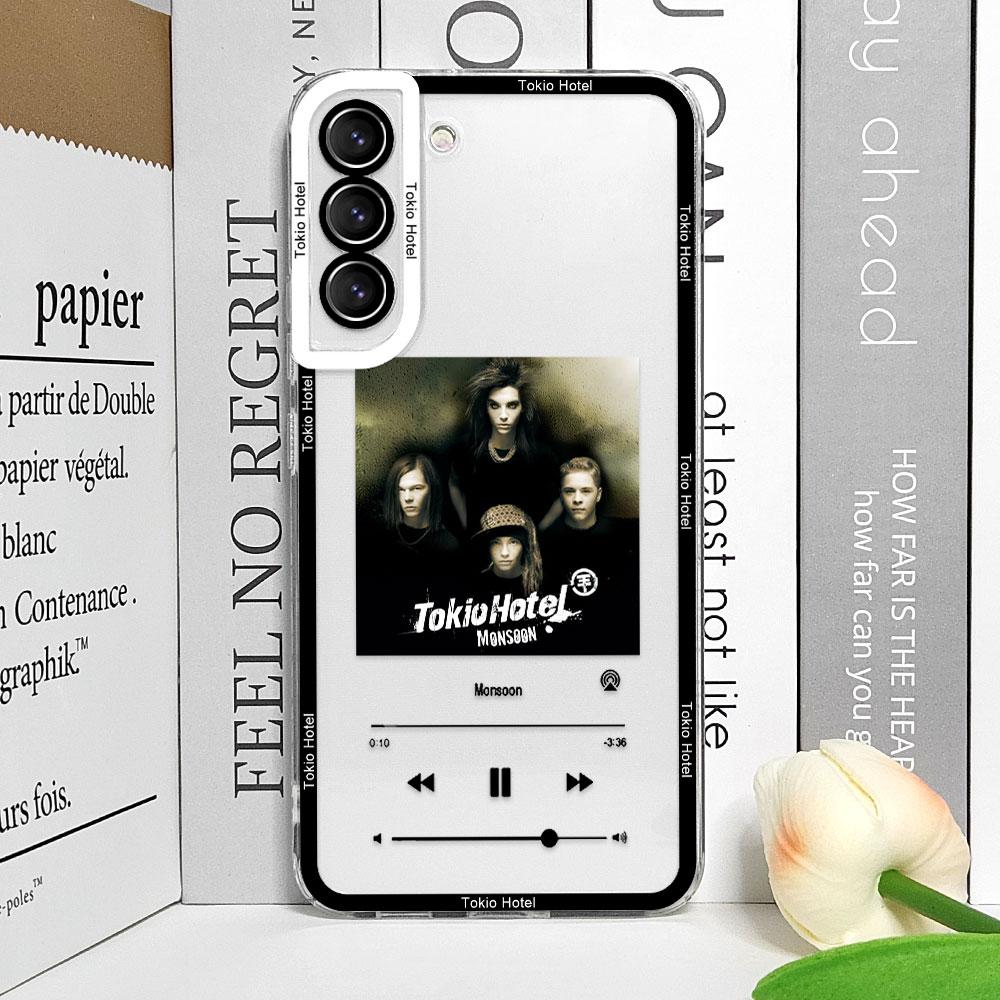 Чехол для телефона певца Тома Билла Каулица T-tokio Hotel для Samsung Galaxy S23 S24 Ultra S21 S22 FE Мягкий чехол из ТПУ для Samsung S25 Plus