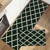 Kitchen Floor Mat Simple Modern Black and White Grid Absorbent Oil Absorption Household Wear-resistant Anti-slip Mat Diatom Mud Foot Mat