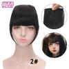 Накладные волосы с заколкой для наращивания, синтетическая накладная бахрома, натуральная накладная шиньон для женщин, на клипсе, кусок парика, бесшовная челка