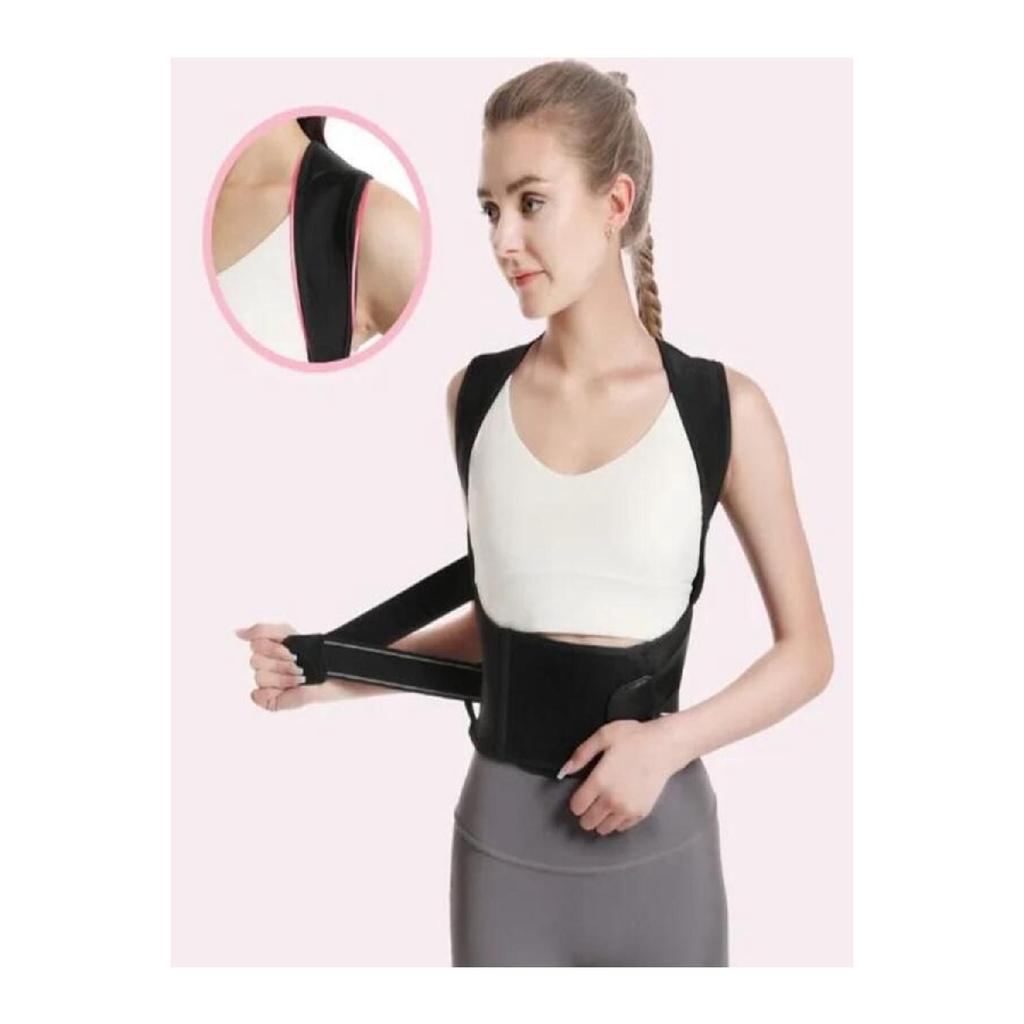 Спортивный корсет для коррекции осанки спины, регулируемый вертикальный пояс для офиса и дома, повседневный корсет