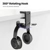 Gaming Headset Stand Controller Holder 360-Degree Rotating Universal PC Gaming Accessory Controller Headset Stand Storage Rack