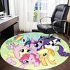 1pc My Little Pony Friendship Office Round Area Rug, Under Office Chairs Bedroom Living Room Home Decor a1022261