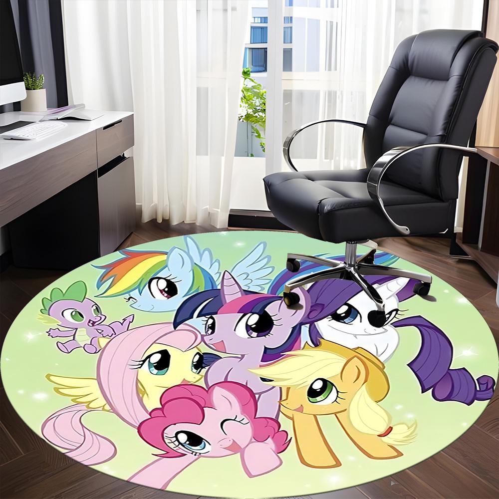 1pc My Little Pony Friendship Office Round Area Rug, Under Office Chairs Bedroom Living Room Home Decor a1022261