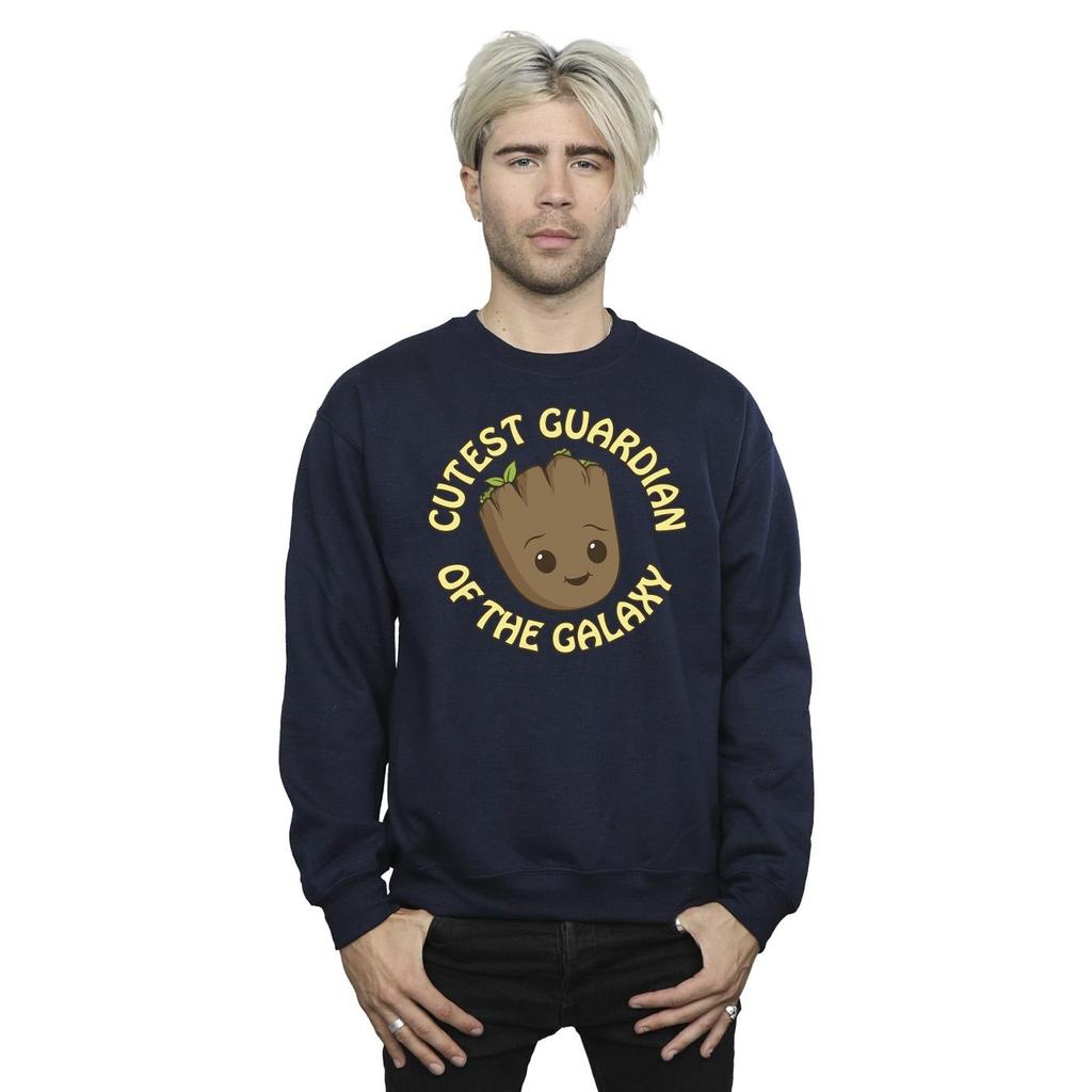 Marvel Mens I Am Groot Cutest Guardian Sweatshirt