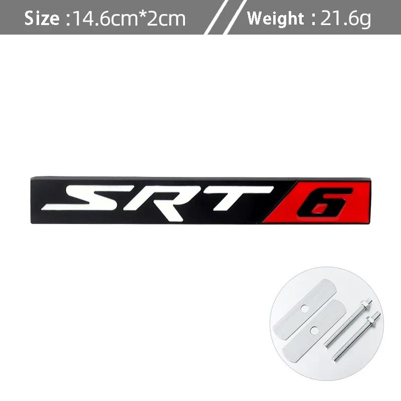3D Metal Sxt6 Sxt8 Badge Emblem Stickers For Dodge Charger Ram Caliber Journey Sxt8 Sxt6 Srt6 Srt8 Car Styling Accessories EE1