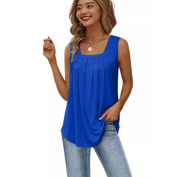 Sleeveless Base T-Shirt Solid Color Camisole Vest Women'S Fashion Inner Top Versatile For Spring And Summer Sexy And Comfortable