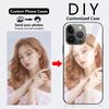 Модный Индивидуальный Стеклянный Чехол Для Телефона Для iPhone 16 15 7 6 5 XR XS X Plus Pro Max DIY Персонализированная Фотографическая Силиконовая Крышка Funda