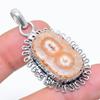 Natural Solar Quartz Gemstone Handmade 925 Sterling Silver Pendant 1.73" S0p36