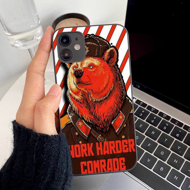 Чехол для телефона с флагом Советского Союза СССР для iPhone 13 8 7 6S Plus X 5S SE 2020 XR 11 12 mini pro XS MAX