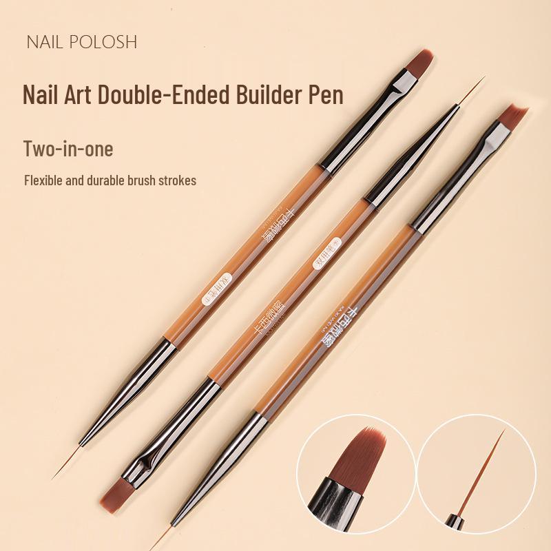Kaxiewei Mi Mei Dual-Ended Nail Art Pen - French Manicure & Painting Tool