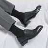 Factory Direct Sales Brock Leather Shoes Men's Engraved British Style Korean Version Wedding Groom Shoes Hairstylist Fringed Men's Shoes