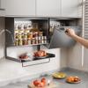 Настенная полка для специй и хранения на кухню без сверления