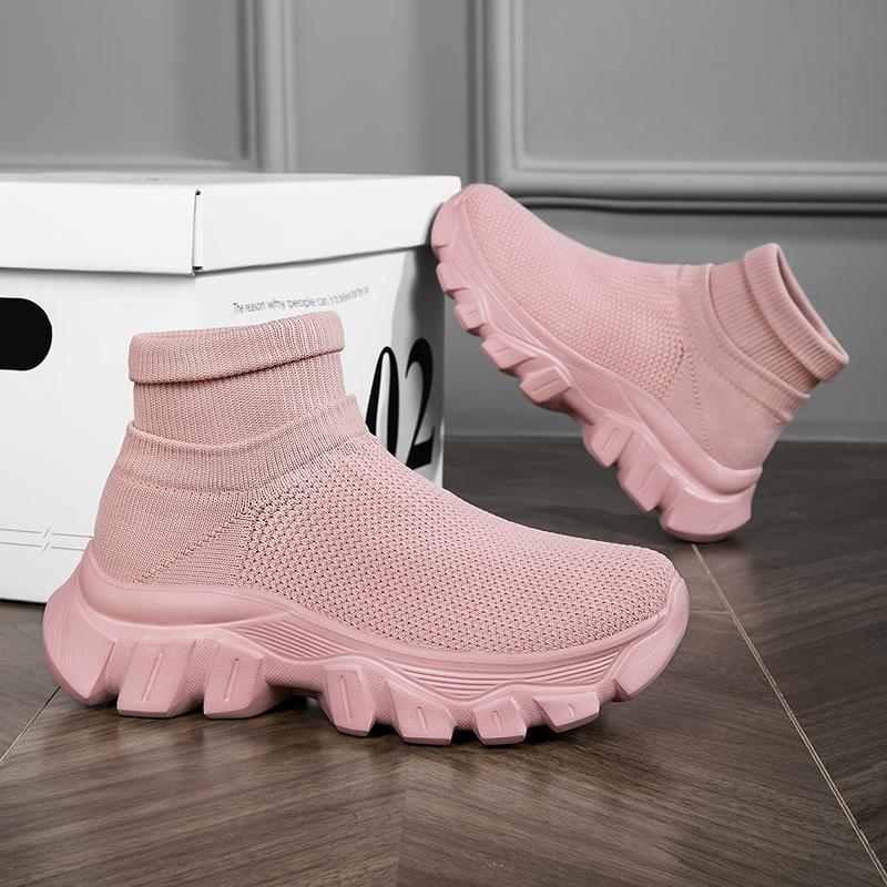 Носки, кроссовки, женская спортивная обувь, мужские дышащие высокие кроссовки для бега