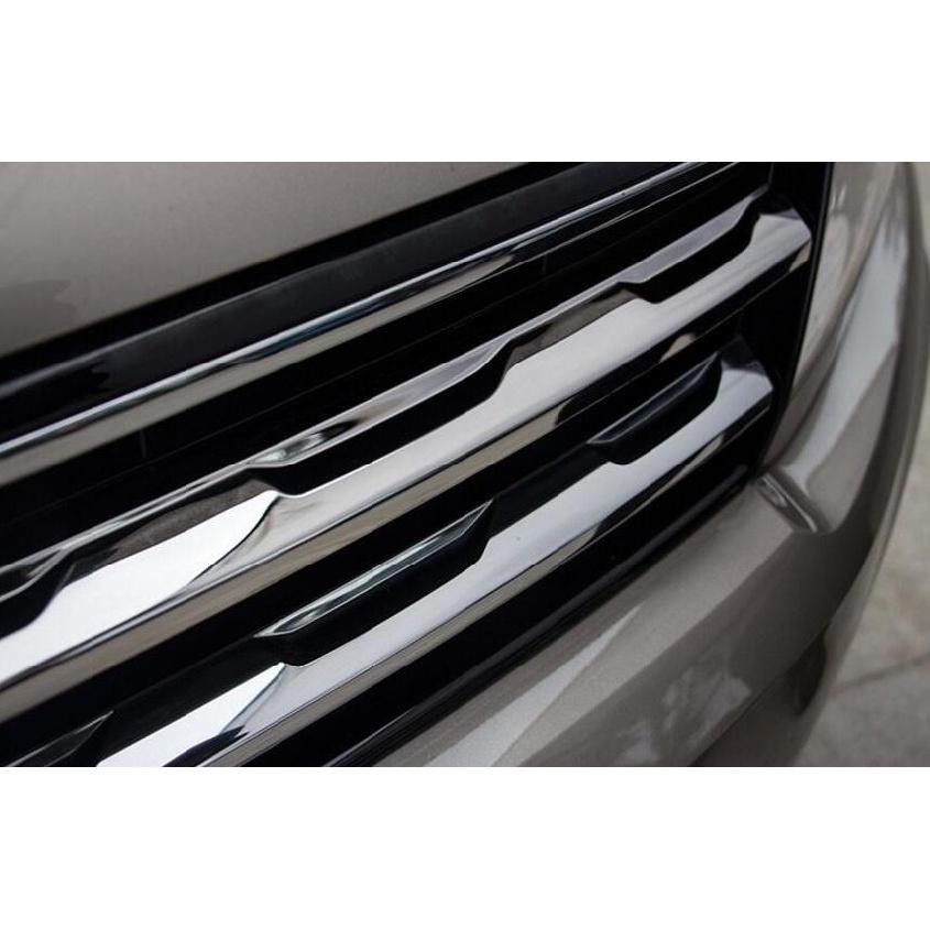 Refit Front Hood Billet Grille Grill Mesth Horizontal Sticker Style 2017 2018 FOR TIGUAN Mk2 Version