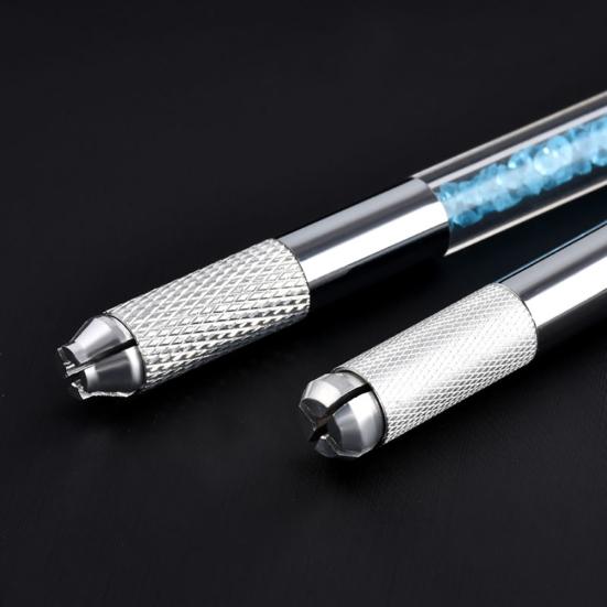 Модная двухсторонняя ручная ручка для татуировки, перманентный микроблейдинг, ручка для бровей, инструмент