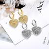 BELLA BOX Модные серьги в форме сердца, ювелирные изделия, подарок для свадебной вечеринки